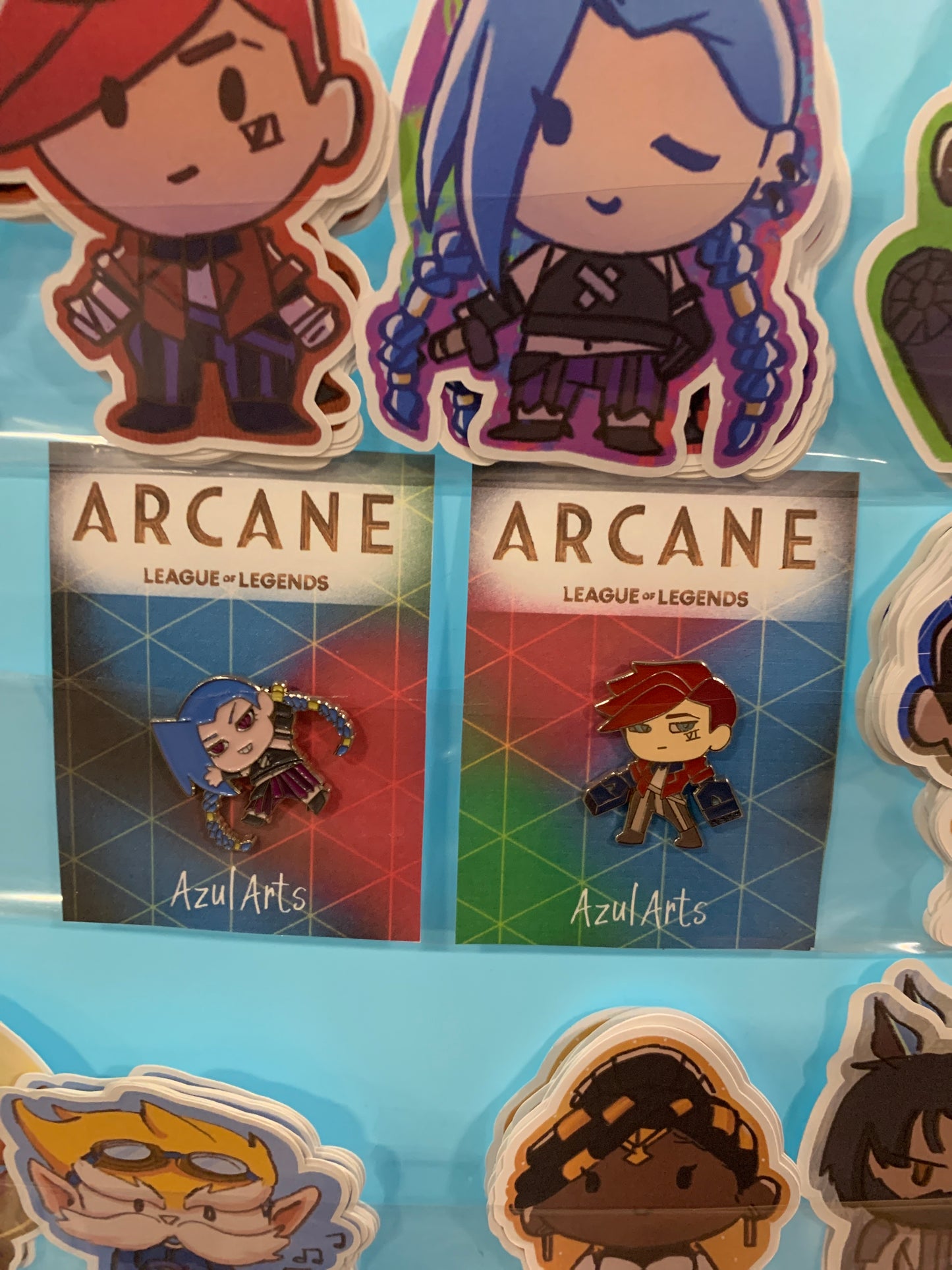 Arcane metal pins