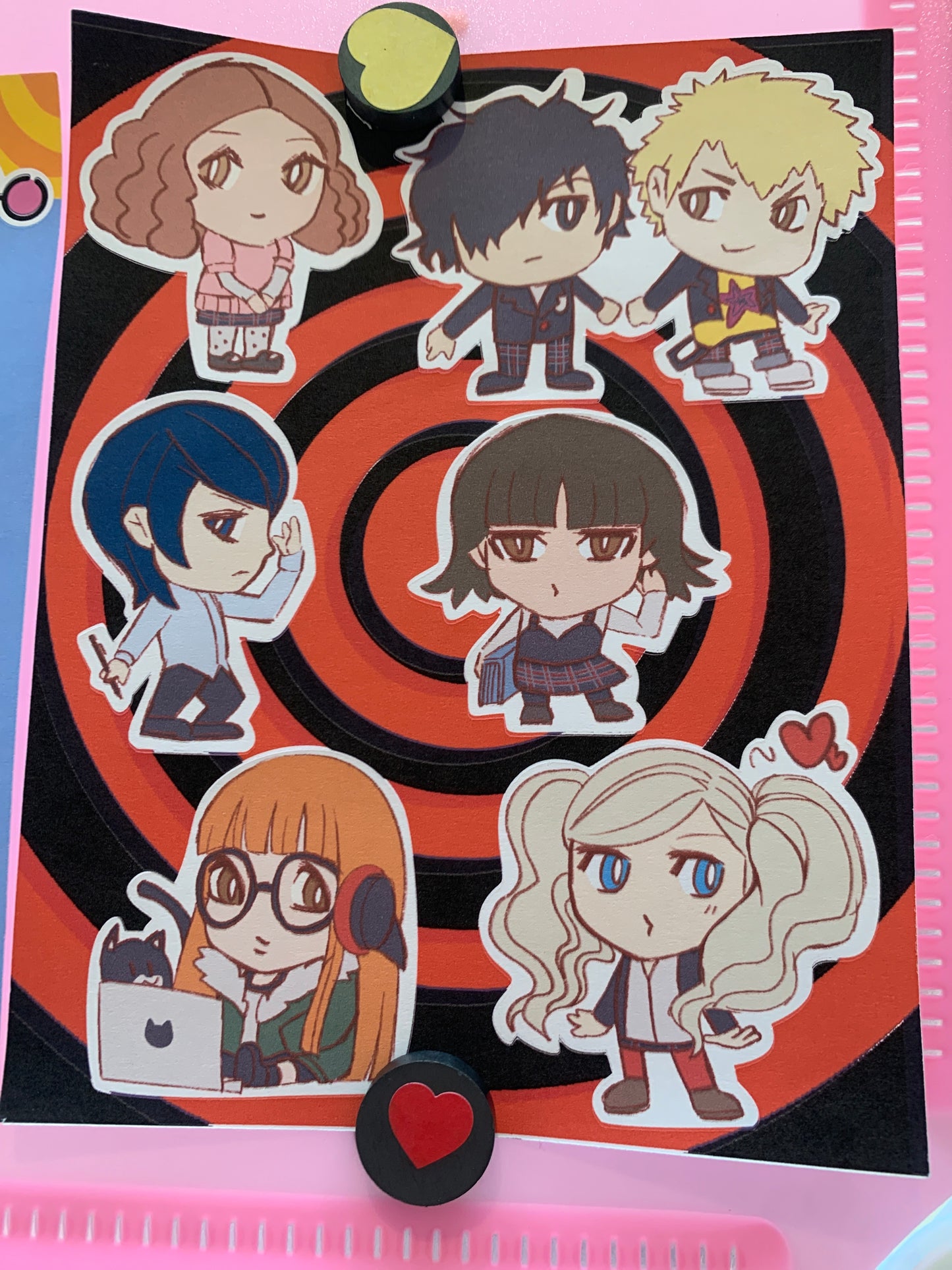 Persona 5 sticker sheet