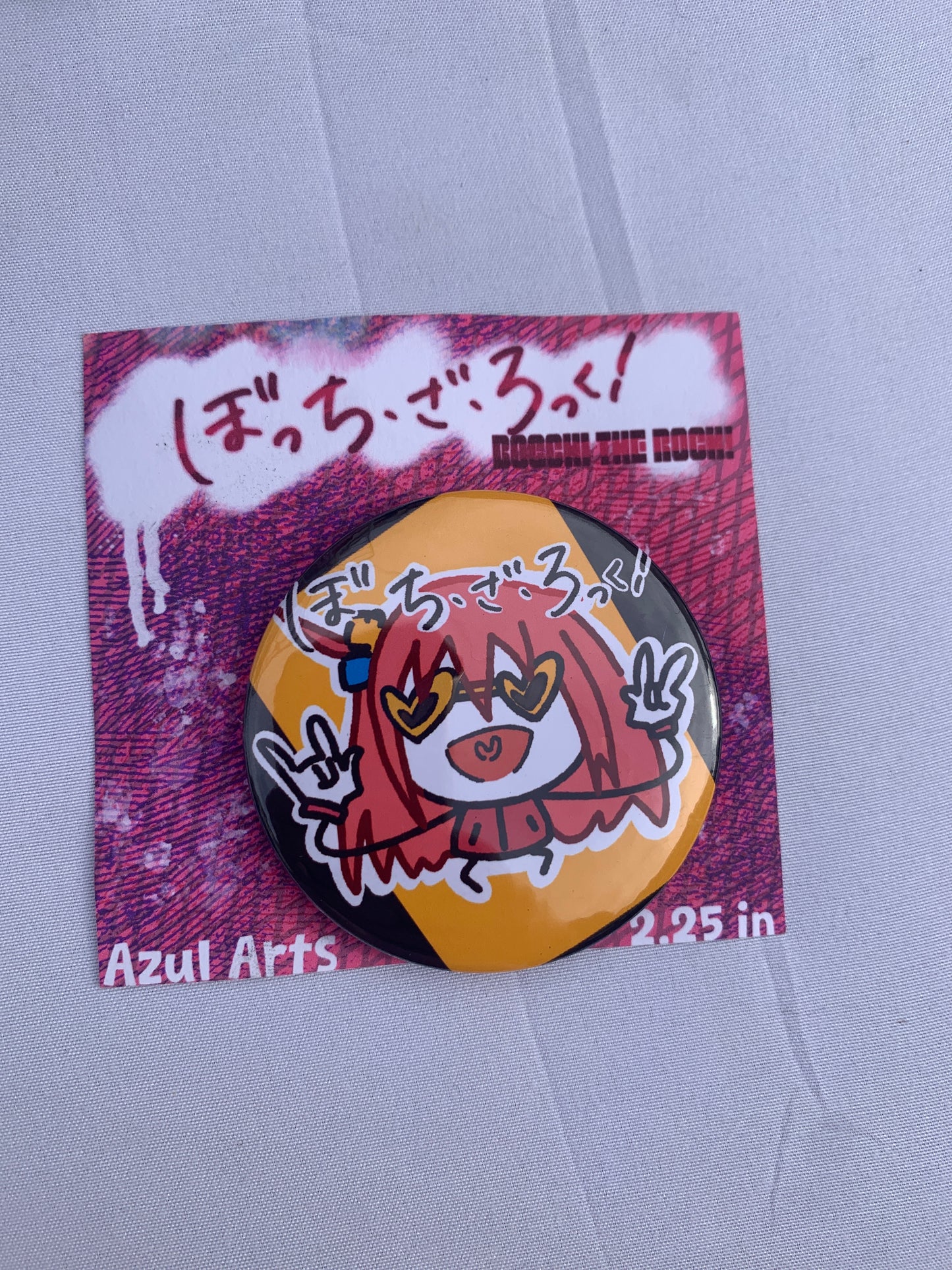 Bocchi extrovert Button Pin 2.25