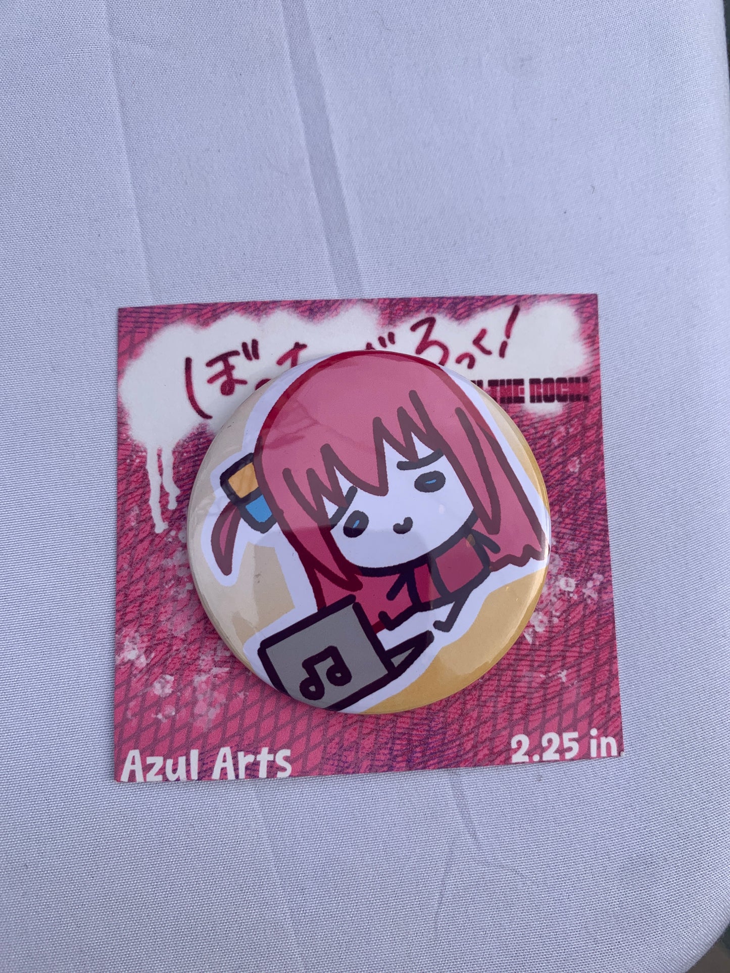 Bocchi laptop Button Pin 2.25