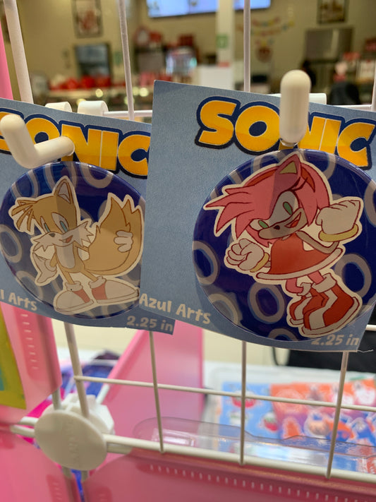 Sonic button pins 2.25
