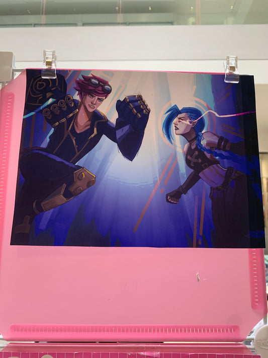 Jinx vs Vi fight