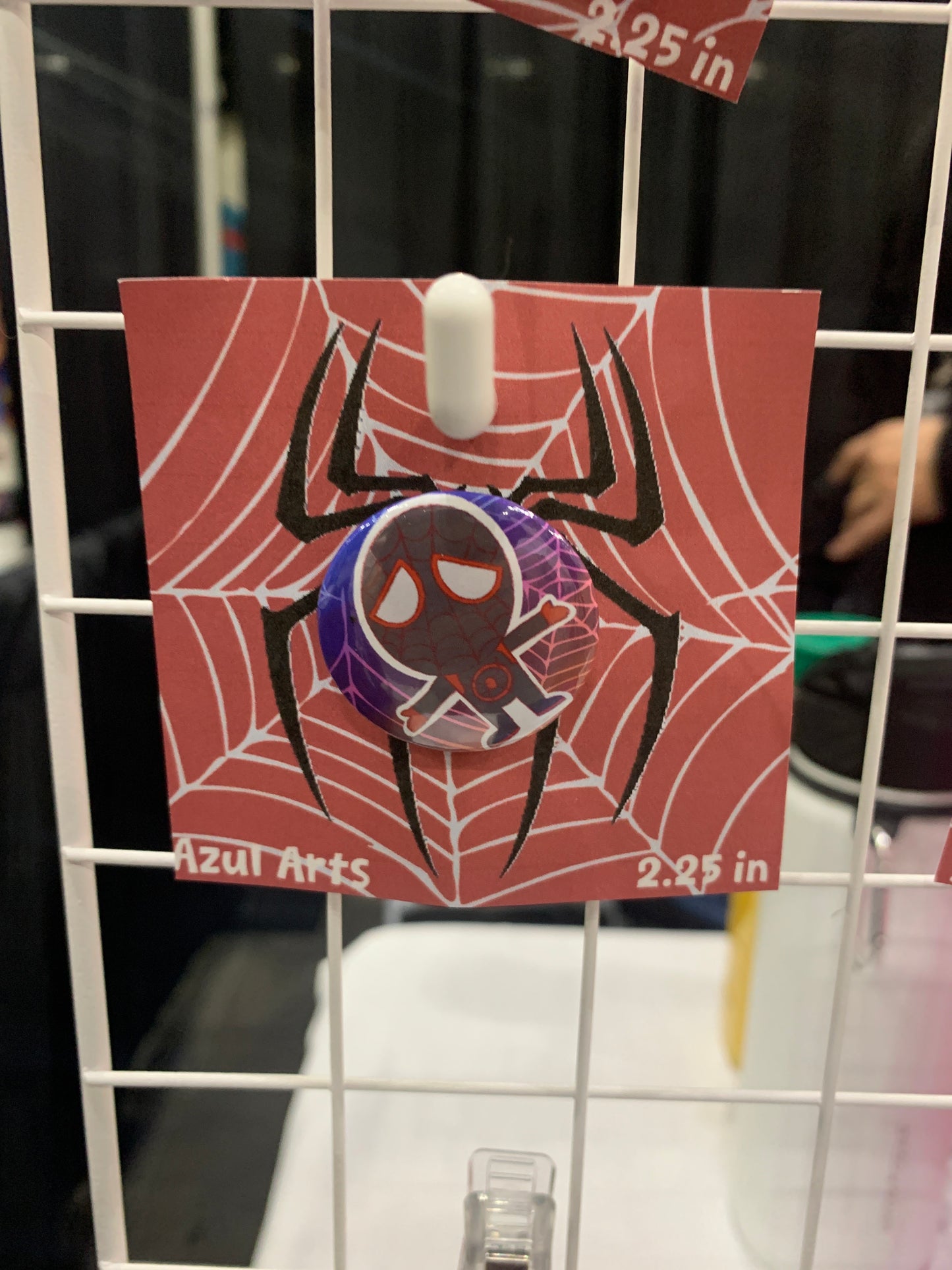 1.25 inch Spider man button