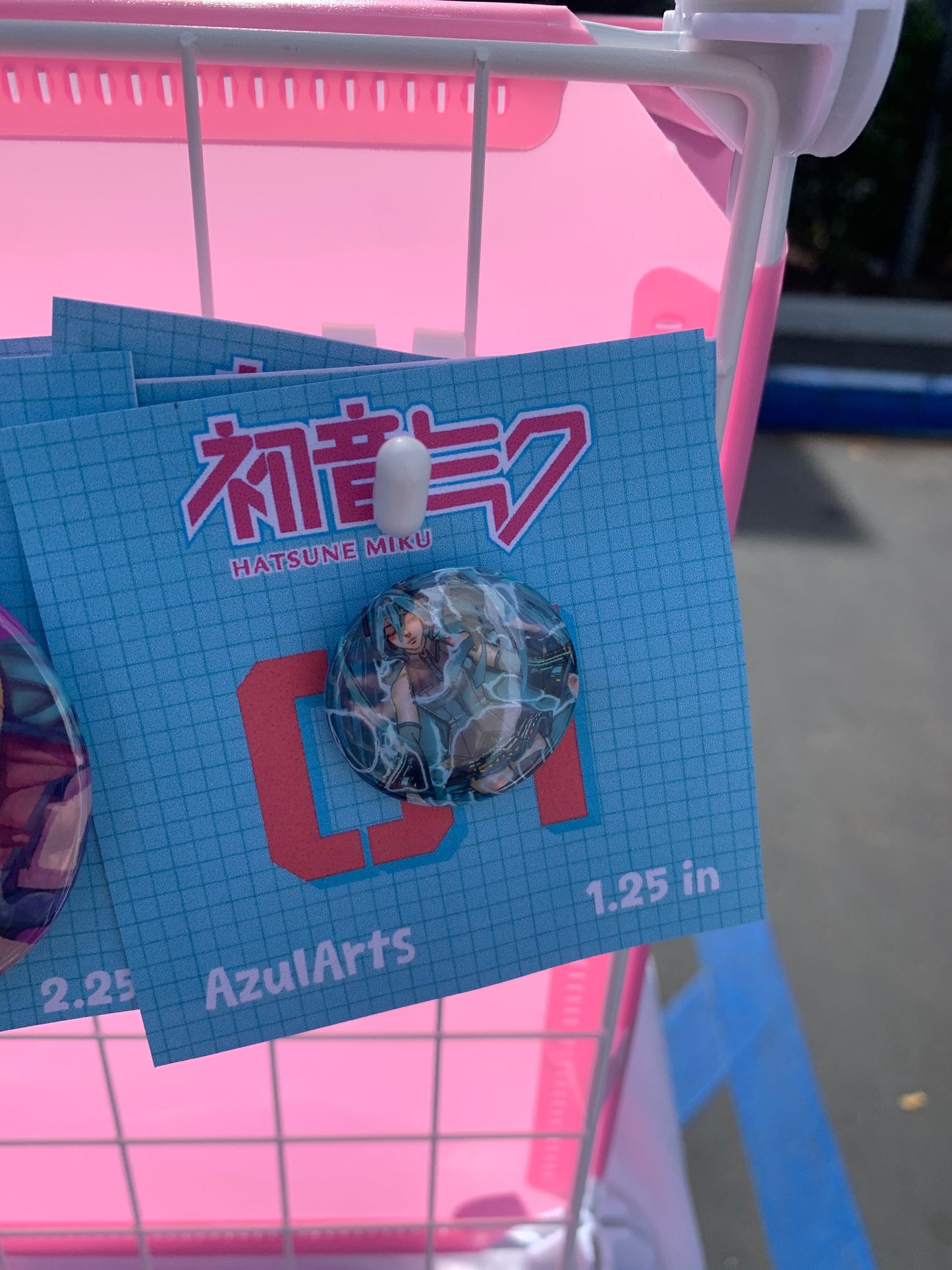 Miku button 1.25 in