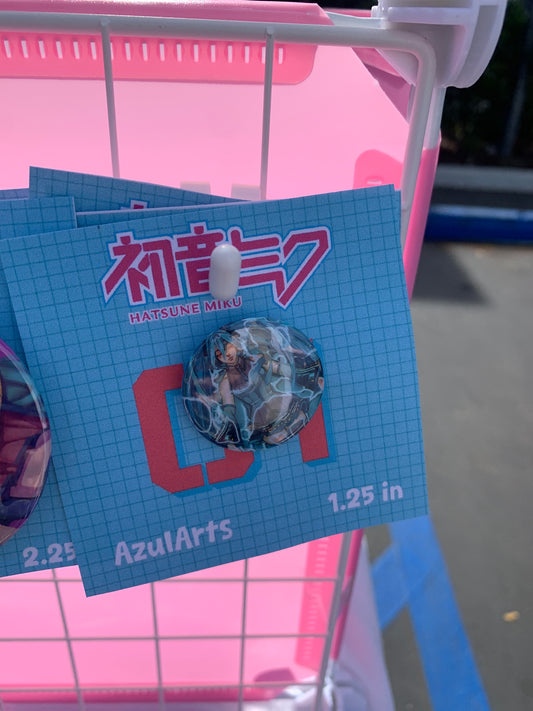 Miku button 1.25 in
