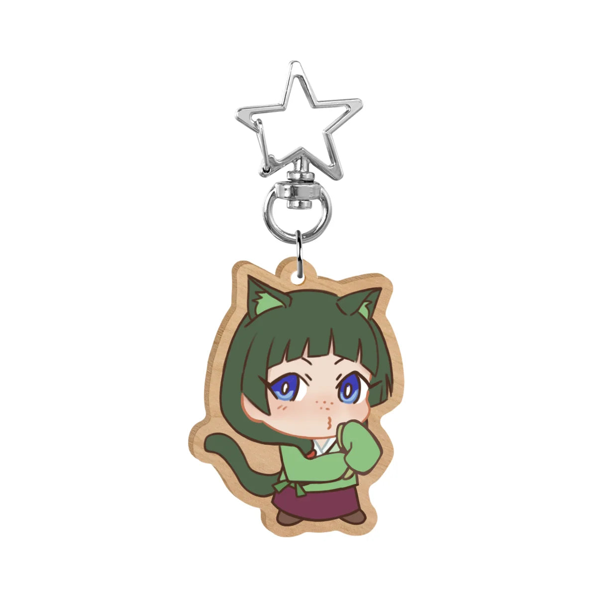 Wooden keychains